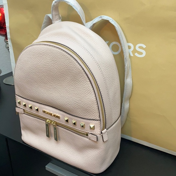 NEW! MICHAEL KORS Kenly Powder Blush Backpack - Picture 4 of 7